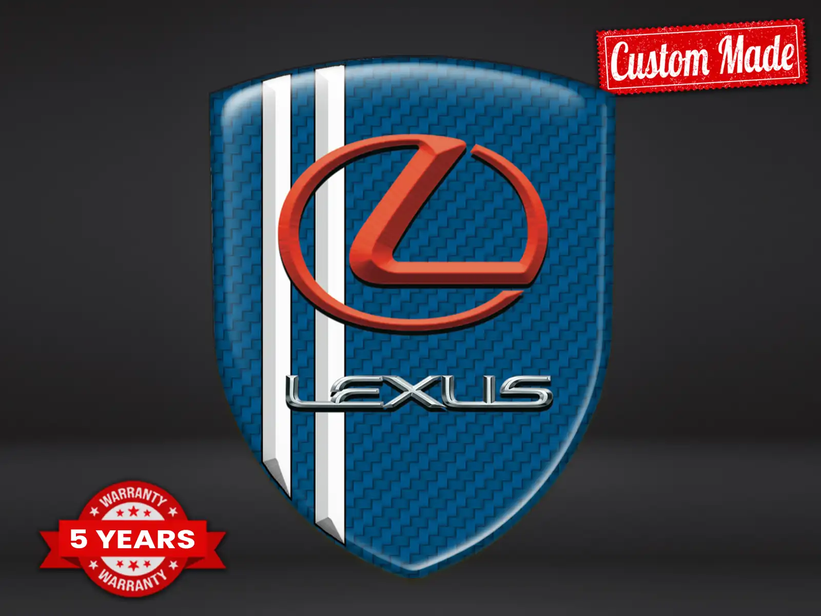 Lexus Pegatinas En Relieve Auto Máximo Duradero Estilo Pro